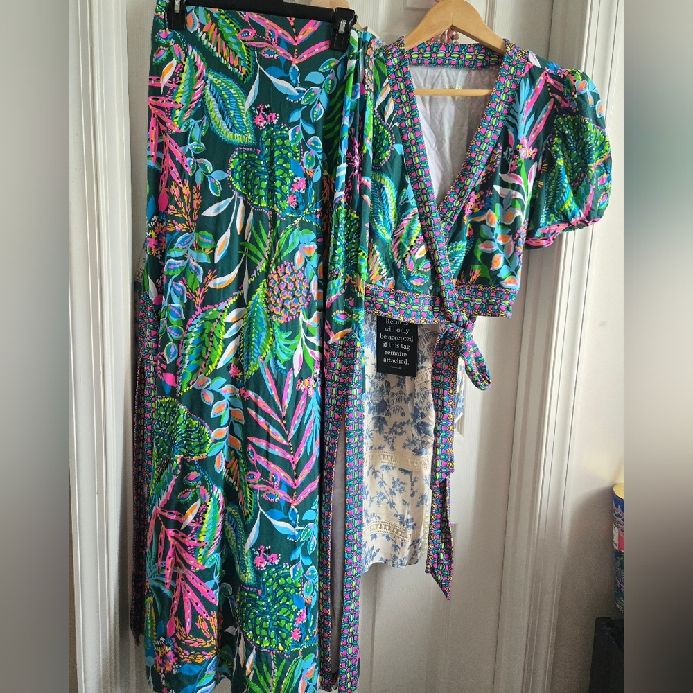 EUC Lilly Pulitzer Sailynn maxi setsunshine jungle